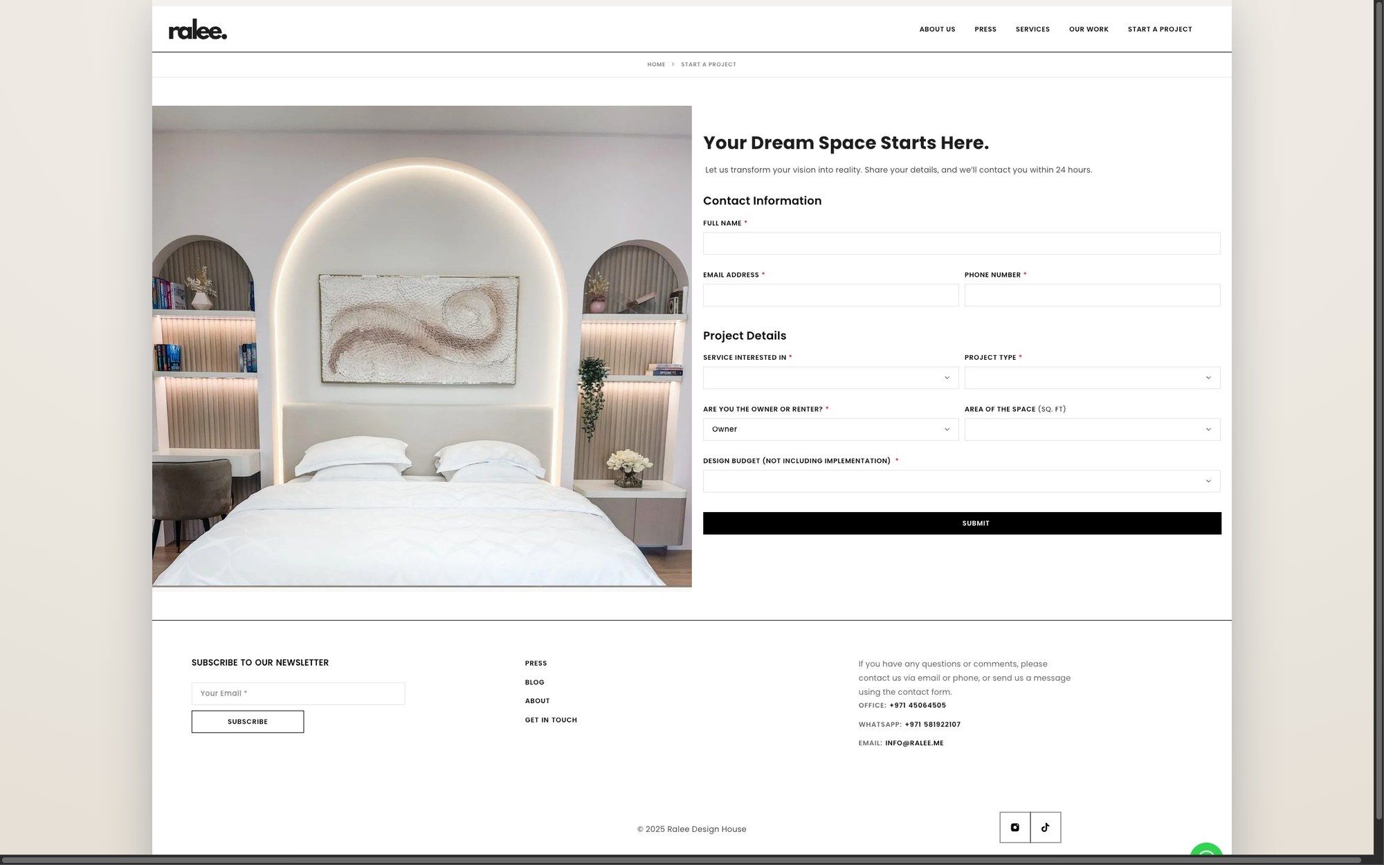 Ralee Design House deliverable 5